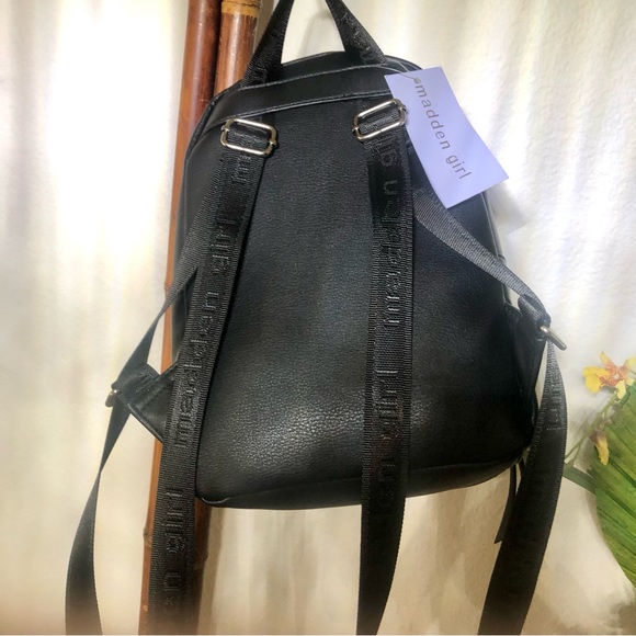 NWT! Madden Girl Black Rhinestone Mini Back Pack - Picture 5 of 7